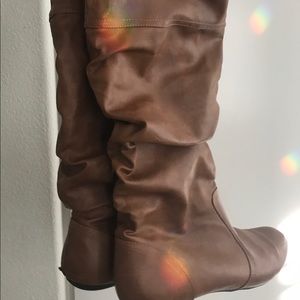 Brown Slouchy Boots